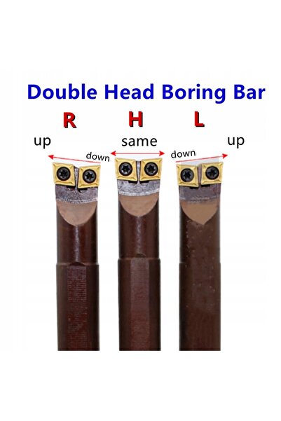 NO BRAND 16 SCLCR06 R Bară de alezat cu lame duble pentru strung