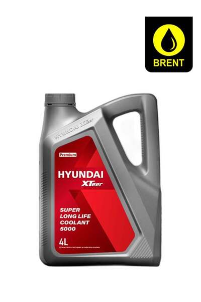 Hyundai XTeer Radiator Coolant & Antifreeze 4L – Long Life Engine Heat Protec...