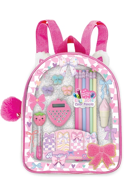 NO BRAND HOT FOCUS 314BT Rucsac cu rechizite școlare Roz