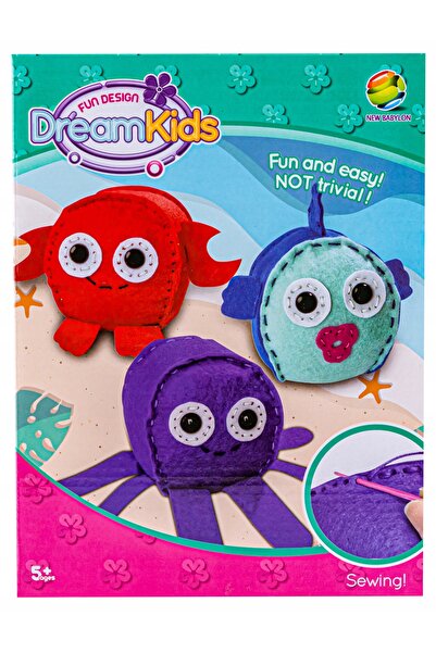 ChRLD Kit creativ de broderie pentru cusut un mascotă-pernă în formă de anima...