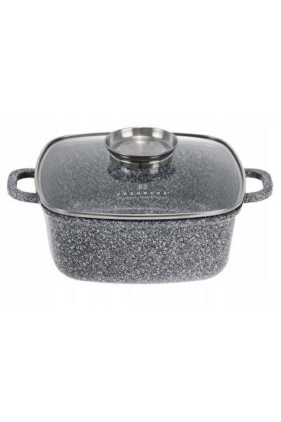 EDENBERG Oală antiaderentă 26cm CU STRAT DE MARMURĂ GEESEAR 5,5L
