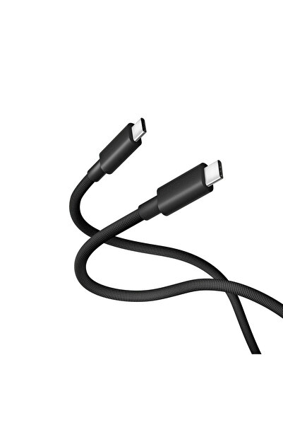 NO BRAND Cablu împletit USB4 6A 240W 40Gbps USB-C la USB-C 1m