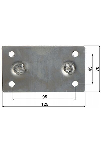 Delta OBEJMA MUROWA UCHWYT RURY MASZTU pentru MAX 65MM