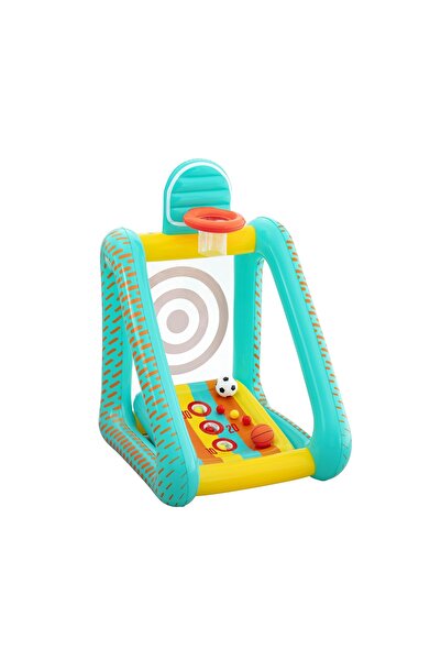 BESTWAY Set de joc gonflabil de grădină 3 în 1: Baschet și Aruncări 52813