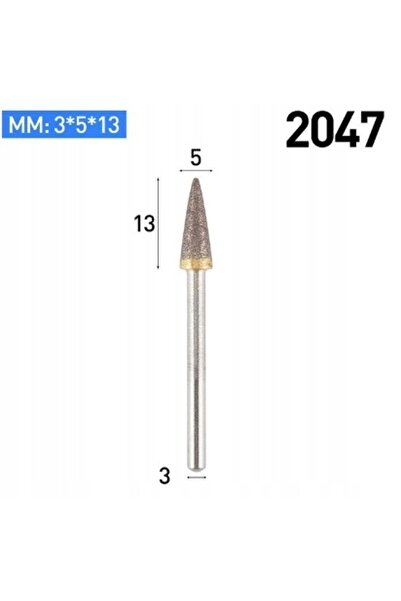 NO BRAND Freză 5mm 13mm cu prindere 3mm, din carbură, 2047