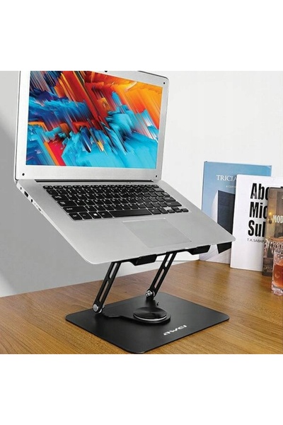 NO BRAND AWEI X46 Suport de birou rotativ pentru laptop, Negru