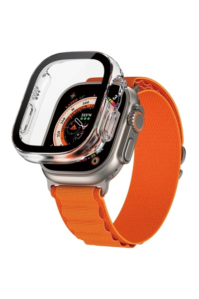 NO BRAND PanzerGlass Carcasă Completă Apple Watch Ultra2 49mm D3O transparentă
