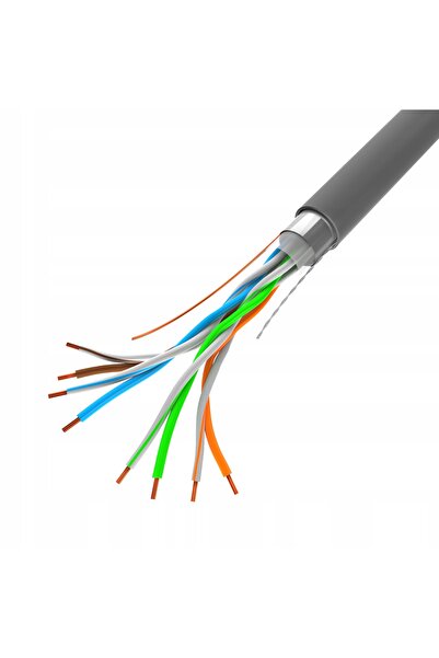 Lanberg Cablu LAN FTP 100Mb/s 100m fir CCA gri