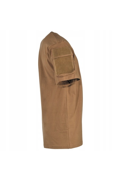 NO BRAND Tricou US bej, cu buzunare pe mâneci, MFH, 100% bumbac, mărimea L