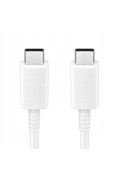 NO BRAND Cablu Samsung EP-DA705BW USB-C la USB-C alb/alb