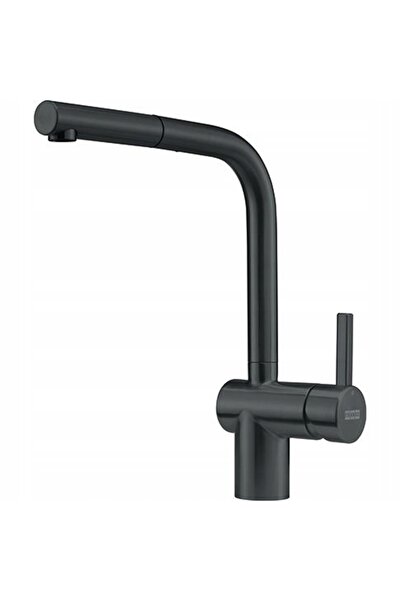Franke Baterie cu o singură manetă din oțel Atlas Neo Black oțel prețios