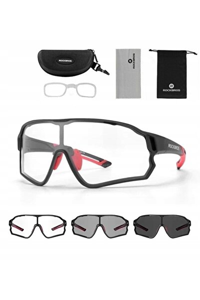 ROCKBROS Ochelari de ciclism fotocromatici, unisex, ochelari de soare
