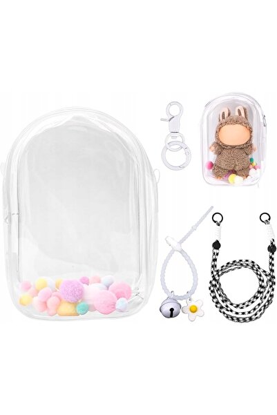 NO BRAND GABLOTA BAG OCHRONNA PENTRU FIGURINE PVC TRANSPARENT ALB 15CM 17CM