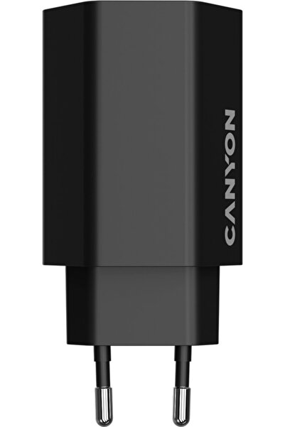 NO BRAND Încărcător CANYON HEXAGON 65 GaN 65W 2xPD 1xQC EU Negru