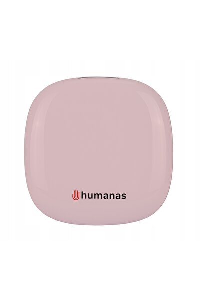 Humanas Oglindă cosmetică cu lumini LED roz 600mAh
