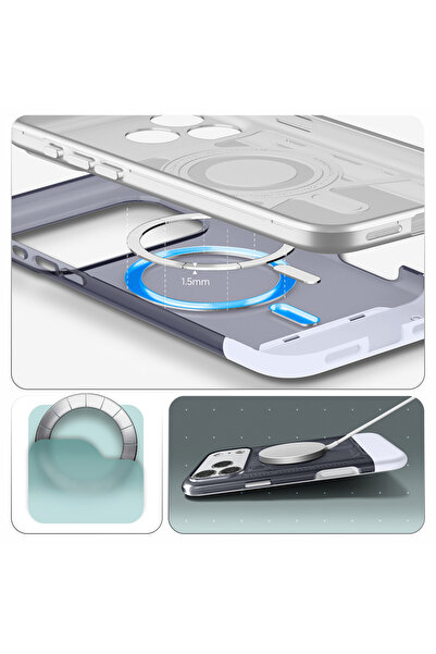 Spigen Husă pentru iPhone 17 Pro, compatibilă MagSafe, husă de protecție hibr...
