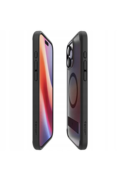 Spigen Husă pentru iPhone 16 Pro, Ultra Hibridă S pentru MagSafe, cu suport i...