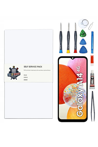 NO BRAND Display pentru Samsung A14 4G + Kit reparație LCD cu ramă Original Zila