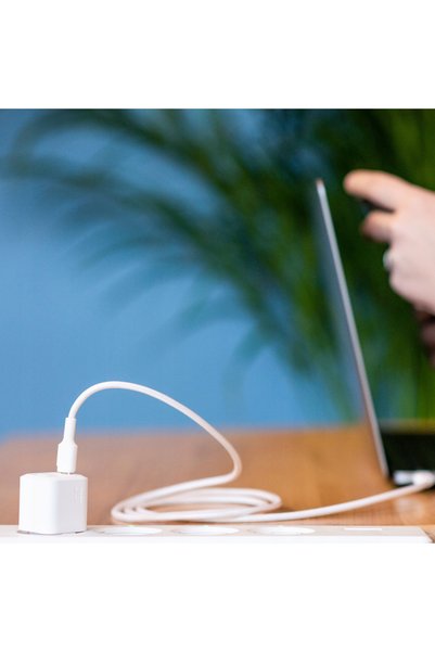NO BRAND Încărcător Silver Monkey GaN 130W USB-C + USB 3.0
