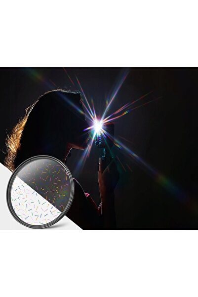 K&F CONCEPT Filtru de strălucire StarLight, curcubeu colorat, efect de difuzi...