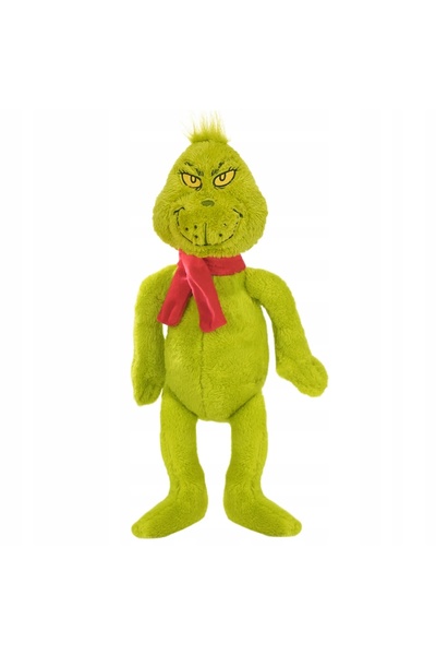 Durabo Jucărie de pluș Grinch cu eșarfă roșie, Durabo, 40 cm