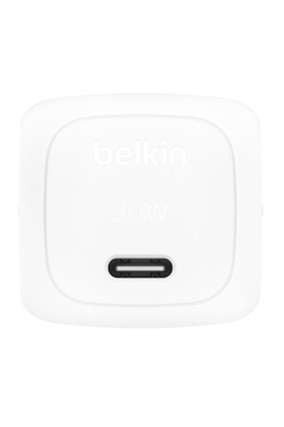 NO BRAND Încărcător de perete Belkin Compact 20W USB-C PD 3.1, cub mic și com...