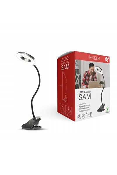 NO BRAND Lampă LED cu clemă, pentru raft, cu prindere pe birou, tactilă NILSEN