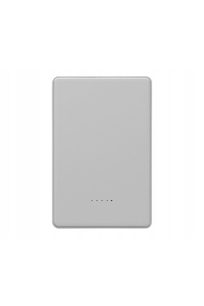 NO BRAND Powerbank Silver Monkey Smart 5000 mAh MagSafe UltraSlim 3 în 1 Argi...