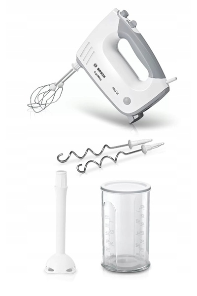 Bosch Mixer de mână ErgoMixx MFQ 36470 450W Recipient Turbo 5 trepte de putere