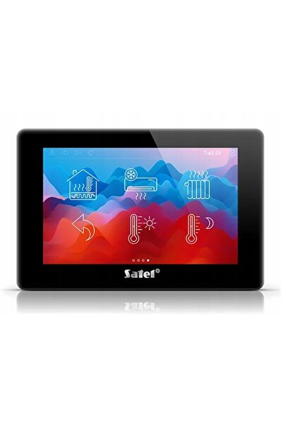 SATEL KIT DE ALARMĂ INTEGRA 64 MANIPULATOR TACTIL ECRAN LCD DE 7 " BATERIE RE...