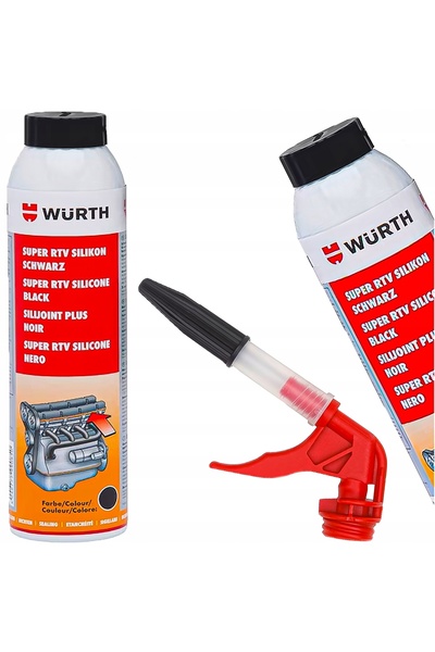NO BRAND WURTH Super silicon RTV formator de garnituri NEGRU