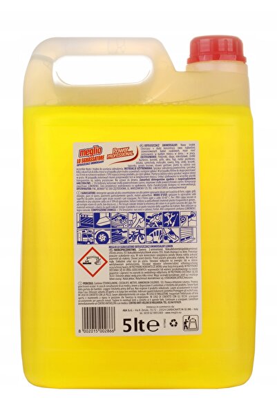 NO BRAND MEGLIO Sgrassatore Lemon 5L Lichid degresant