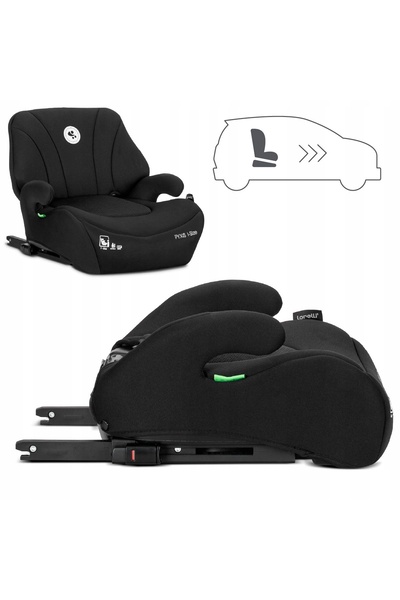 NO BRAND Scaun auto înălțător cu spătar i-Size 125-150 cm ISOFIX 2 în 1