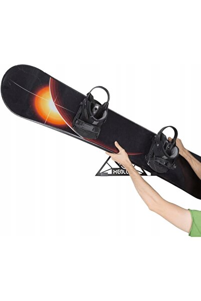 NO BRAND Suport de perete pentru placă de snowboard/wakeboard, 35cm, negru