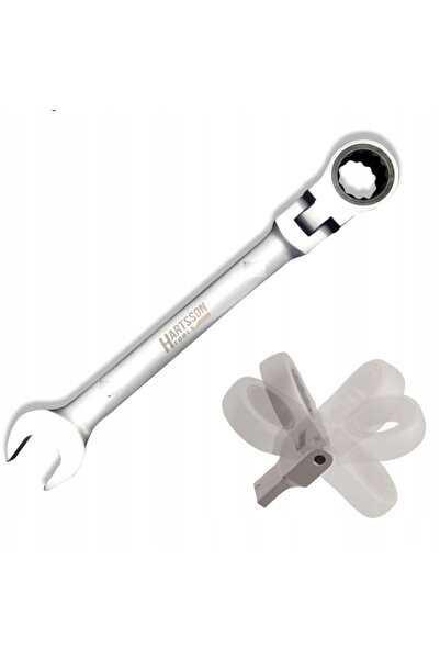 dedra 14GP53 19mm Cheie combinată cu clichet CrV cu articulație