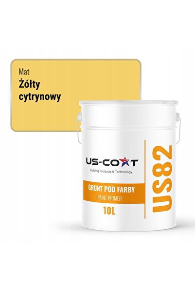 NO BRAND GRUNT PRIMER PENTRU VOPSEA DE FAȚADĂ SILICONIC GALBEN CITRIN F624 10L