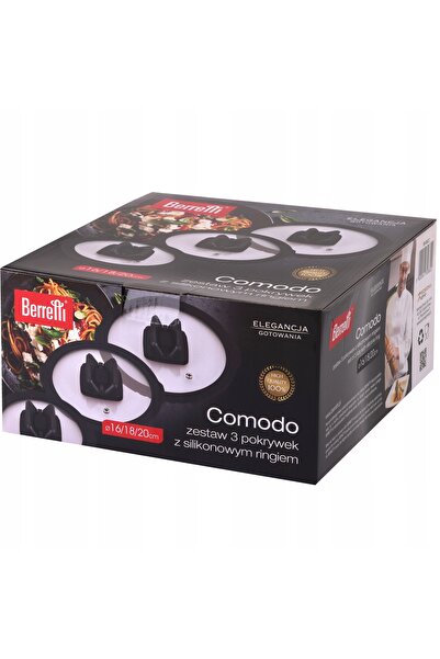 NO BRAND SET 3 CAPACURI DE STICLA PENTRU OALE ȘI TIGĂNII BERRETTI COMODO 16 1...