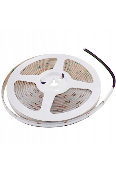 NO BRAND Bandă LED COB RGB color 24V 840 diode 14,4W/m rolă tip neon 5m