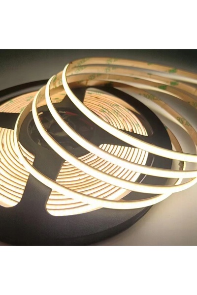 NO BRAND Bandă LED COB îngustă 4mm 24V bandă luminoasă alb neutru 5m