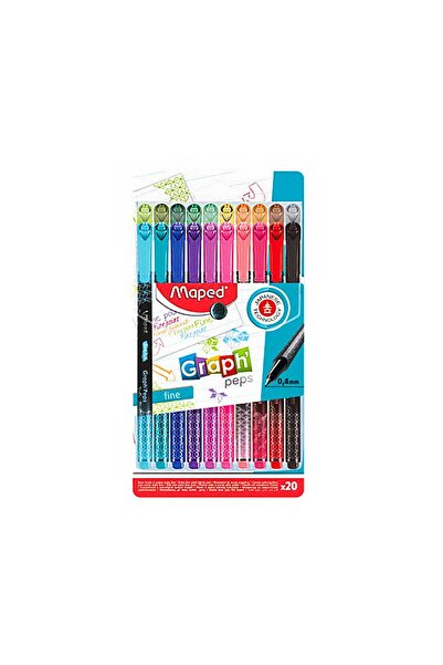 Maped Graph Peps Decorated Fineliners 20 Pcs