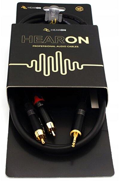 NO BRAND HEARON Select Cablu Mini Jack 3.5 la 2x RCA Cinch Stereo 1,5m Semnal