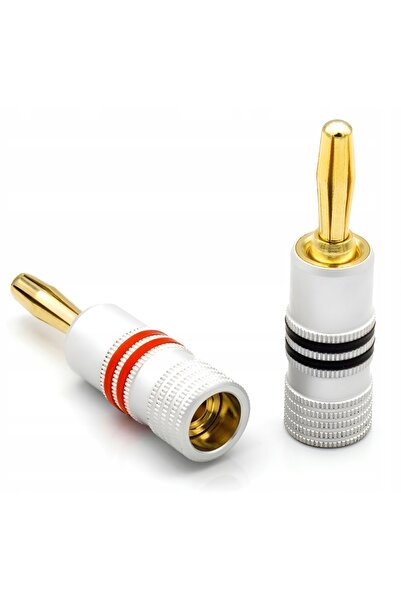 NO BRAND Cablu difuzor banană 1m 2x2.5mm² KLOTZ Cuproferofor OFC LY225 Mufă b...