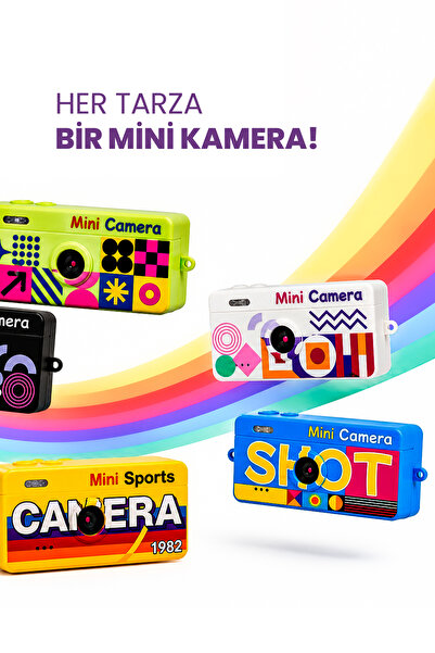 Pikas Joyplus Mini Anahtarlık Dijital Fotoğraf Makinesi Retro Filtreli Mini Video Kamera M9