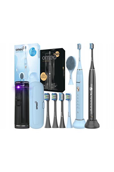 NO BRAND Periuță de dinți sonică Omeo UV Sanitizer + 2 capete de rezervă supl...