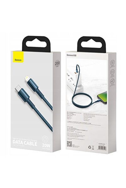 NO BRAND Cablu BASEUS USB-C la Lightning pentru iPhone iPad, încărcare rapidă...