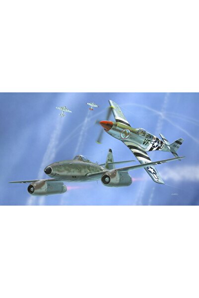 NO BRAND 1:72 Avion Me262 & P-51B Revell 03711