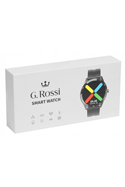 NO BRAND SMARTWATCH BĂRBĂTESC G. Rossi SW018-4 negru/roșu CU CADRE PERSONALIZ...