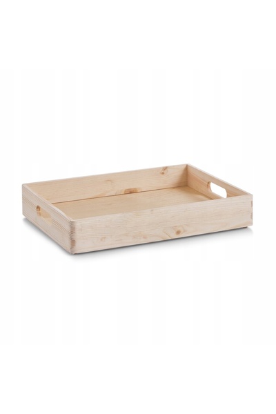 zeller TACA din lemn cu margine înaltă 40x30x7 decorativă practică
