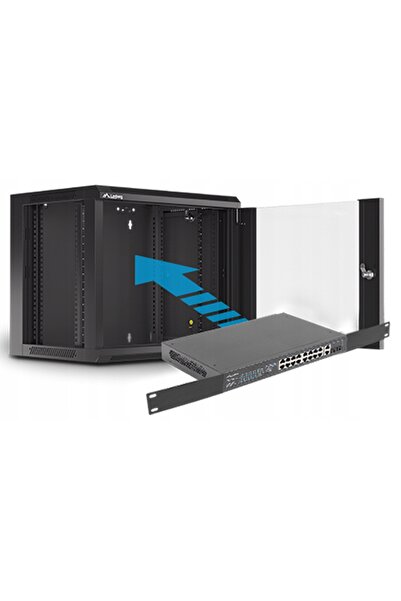 Lanberg SWITCH RACK 19 16X 100MB POE /2X COMBO