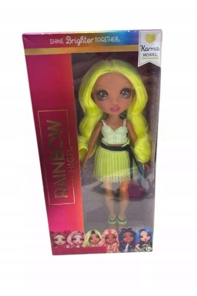 Rainbow High DESIGN NOU PĂPUȘĂ KARMA NICHOLS CADOU PENTRU FETĂ
